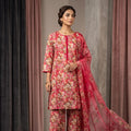 Rose Pink Printed Lawn 3 Piece Bayashma 