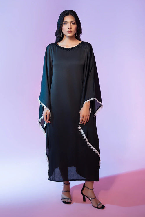 Black Chiffon Long Shirt Bayashma