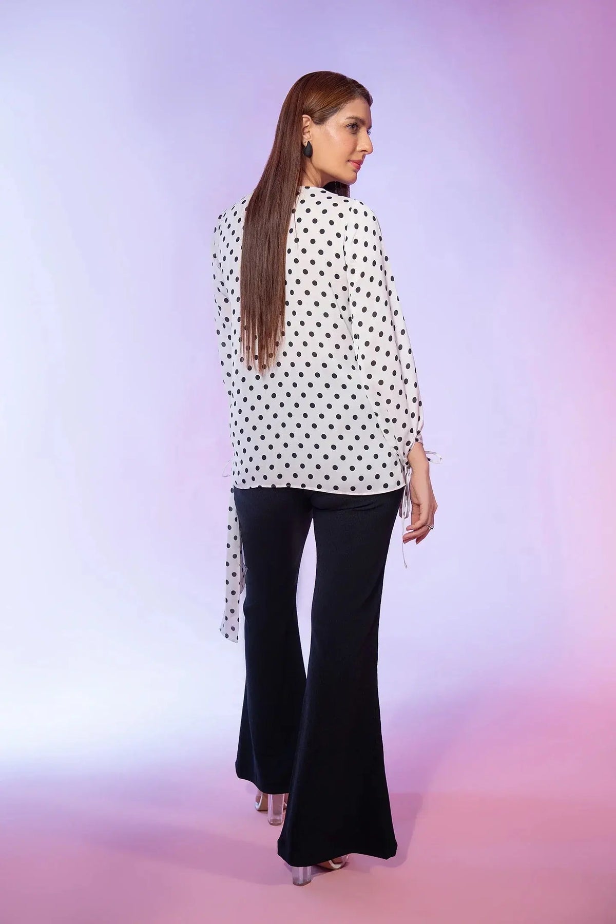 Polka Dot Printed Top Bayashma