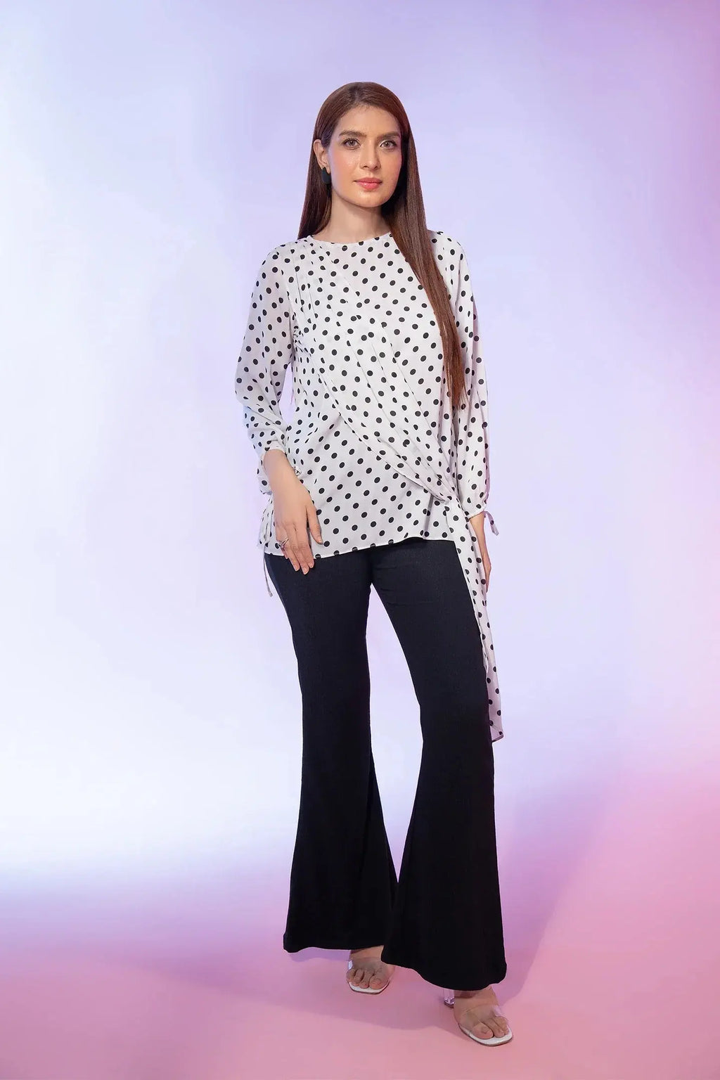 Polka Dot Printed Top Bayashma