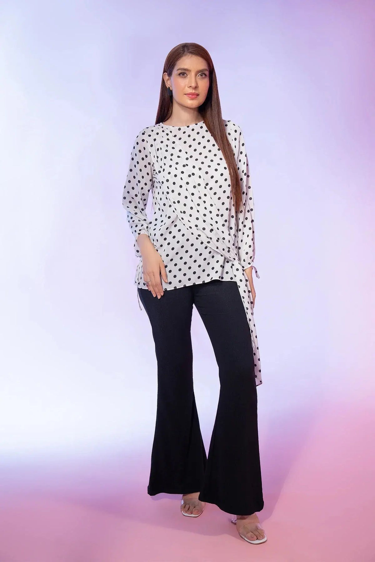 Polka Dot Printed Top Bayashma