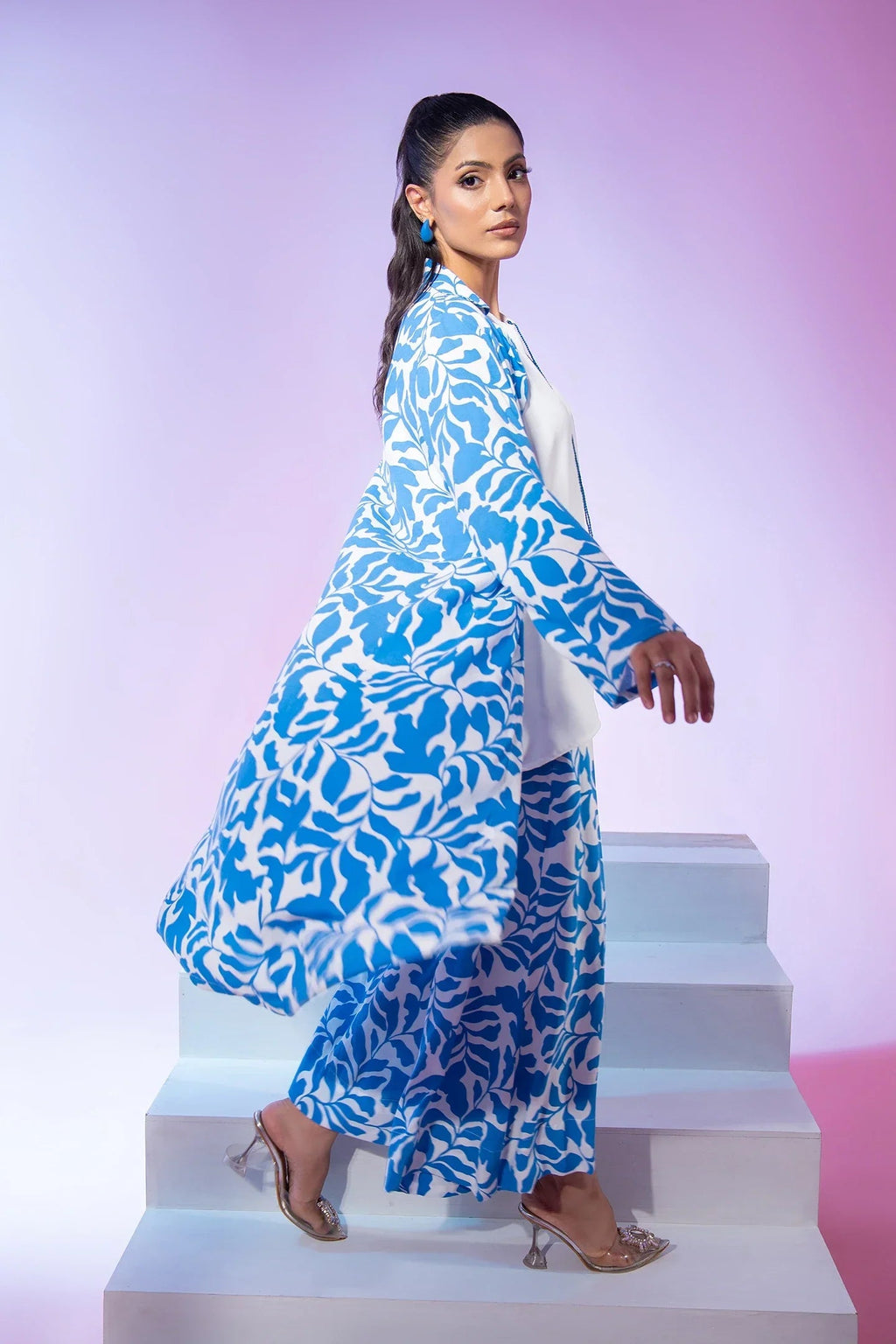 Blue Printed Grip 3 Piece Bayashma 