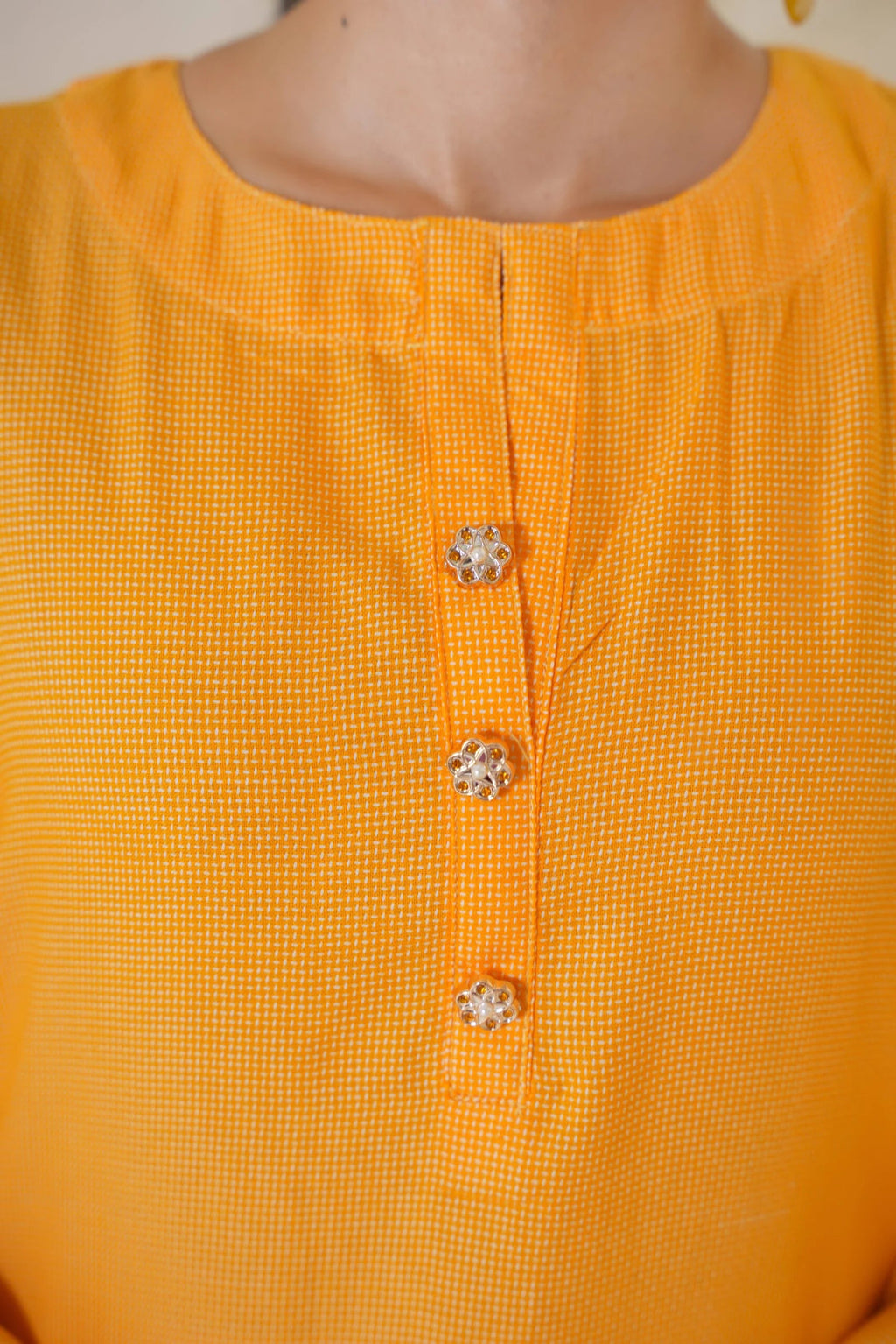 Orange Printed 2 Piece Bayashma 