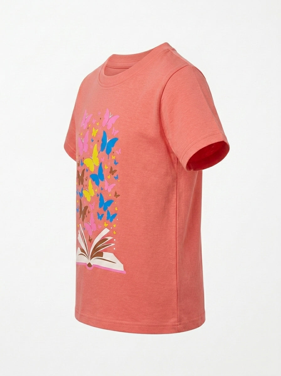 BUTTERFLY T-SHIRT | ORANGE SORCE KIDS 