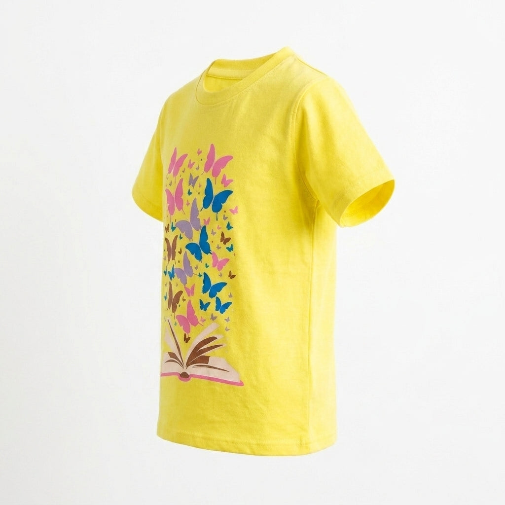 BUTTERFLY ROUNDNECK | YELLOW SORCE KIDS 