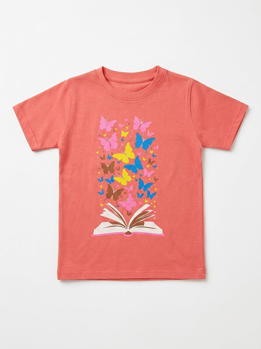 BUTTERFLY T-SHIRT | ORANGE SORCE KIDS 
