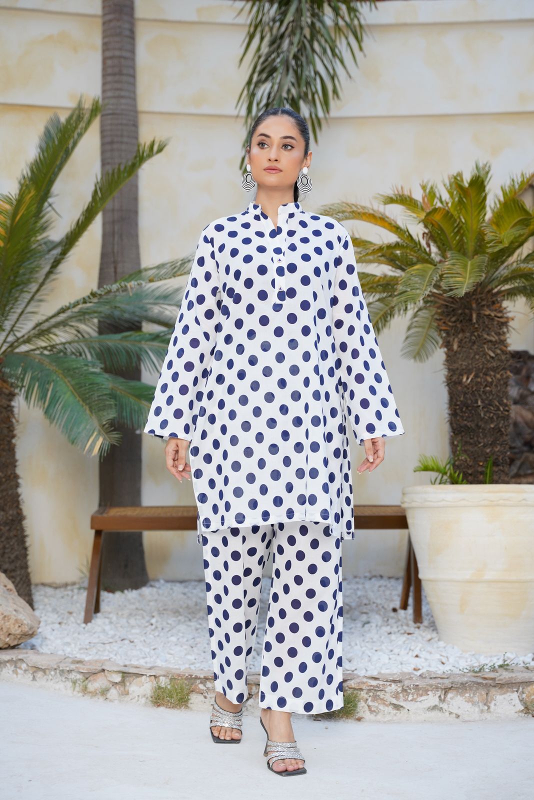 Polka Dot Printed Co-Ord Set Bayashma 