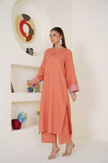 Peach Lawn 2 Piece Bayashma