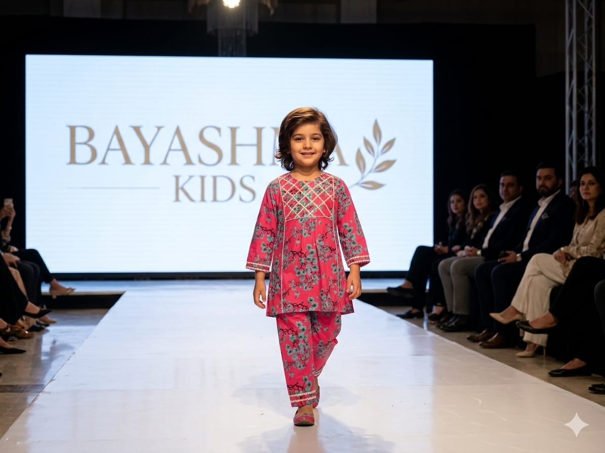 Blush Rose Embroidered Set Kids Bayashma 