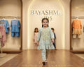 Mint Floral Ruffled Tunic Set Kids Bayashma 