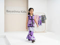 Lavender Gharara Set Kids Bayashma 
