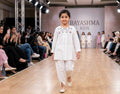White Floral Embroidered Set Kids Bayashma 
