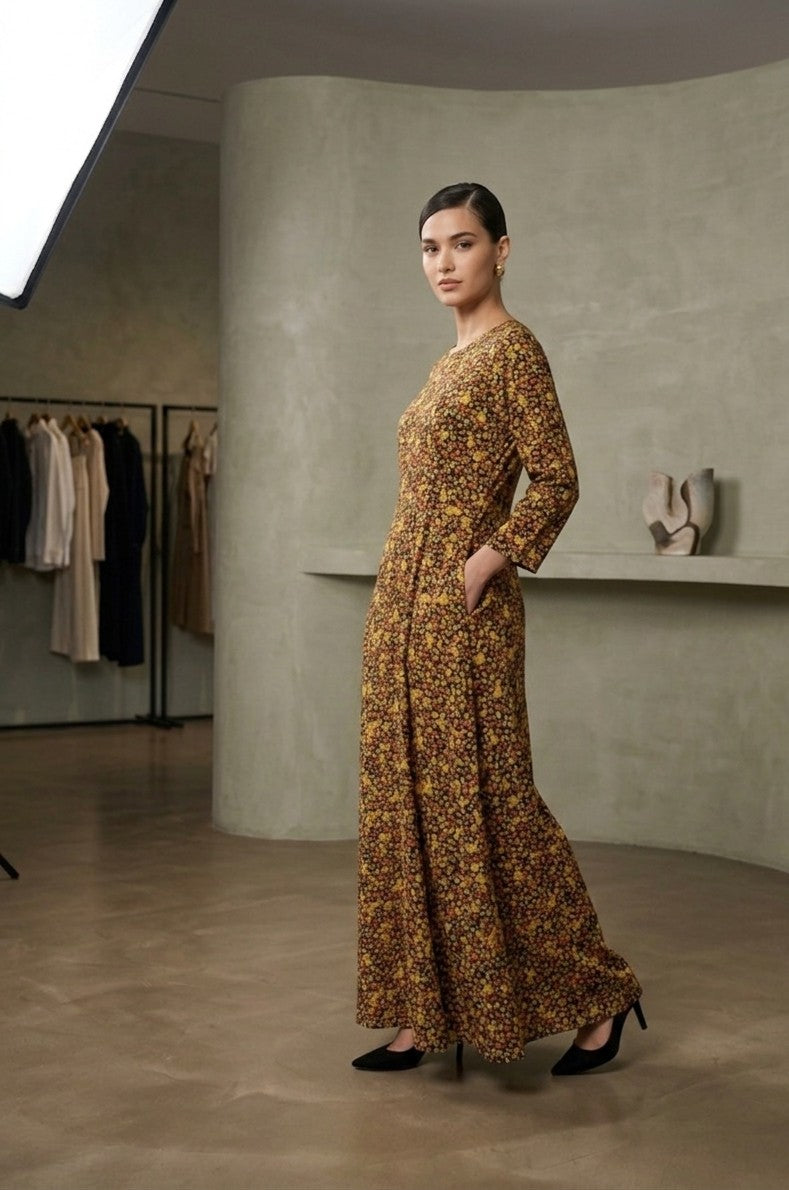 Ditsy Floral Long Frock Bayashma 