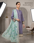 2 Piece Lilac Shirt with Printed Dupatta Bayashma 