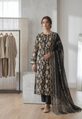 2 Piece Black Shirt with Dupatta Bayashma 