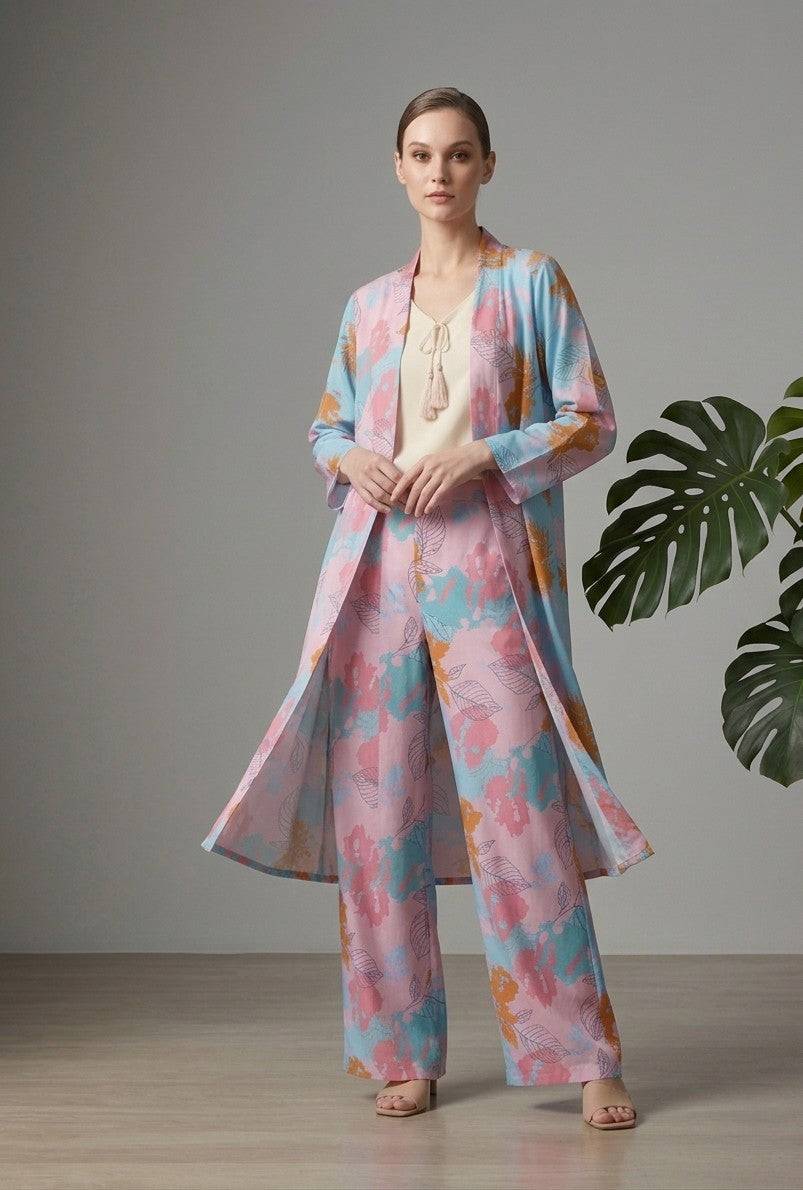 Pestal Pink Co-Ord Set Bayashma 