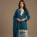 Mint Green Floral Lawn 3 Piece Bayashma 
