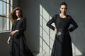 Black Long Solid Frock Bayashma 