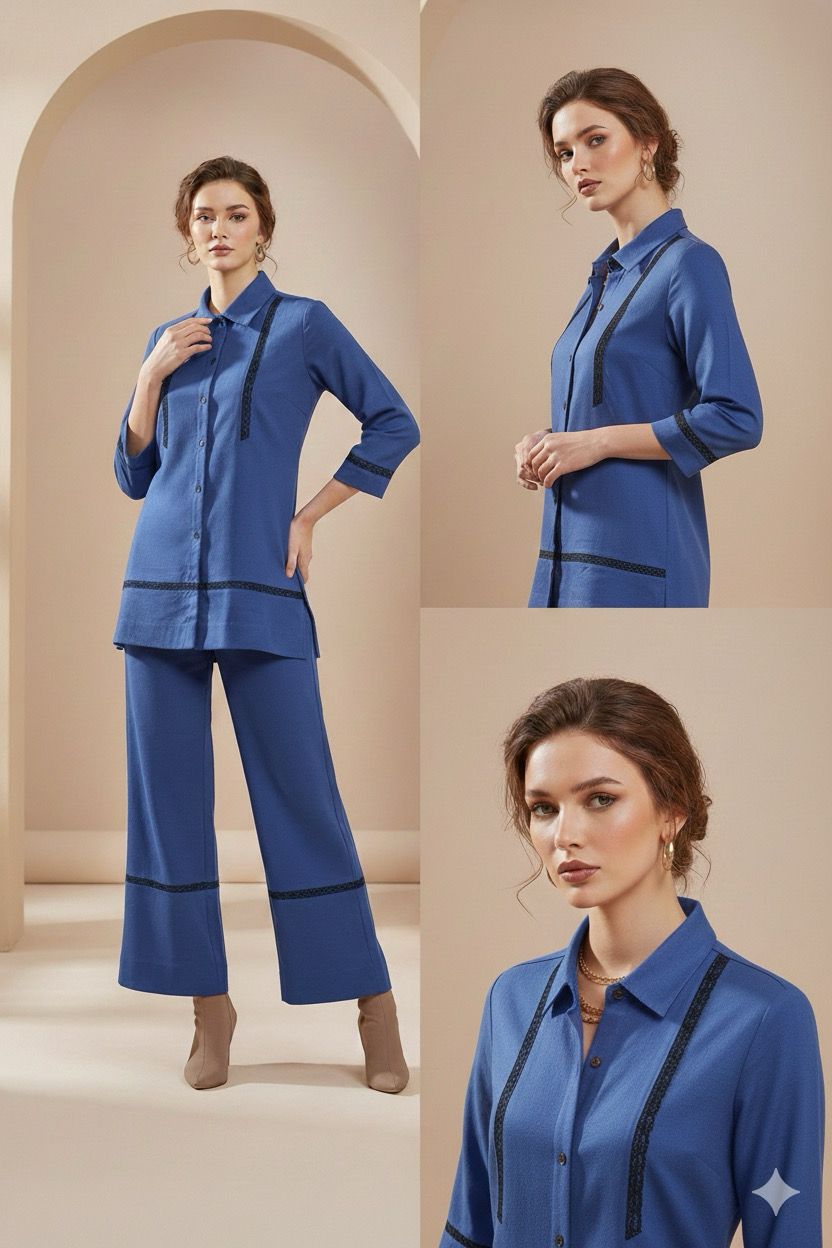 Blue Co-Ord Set Bayashma 